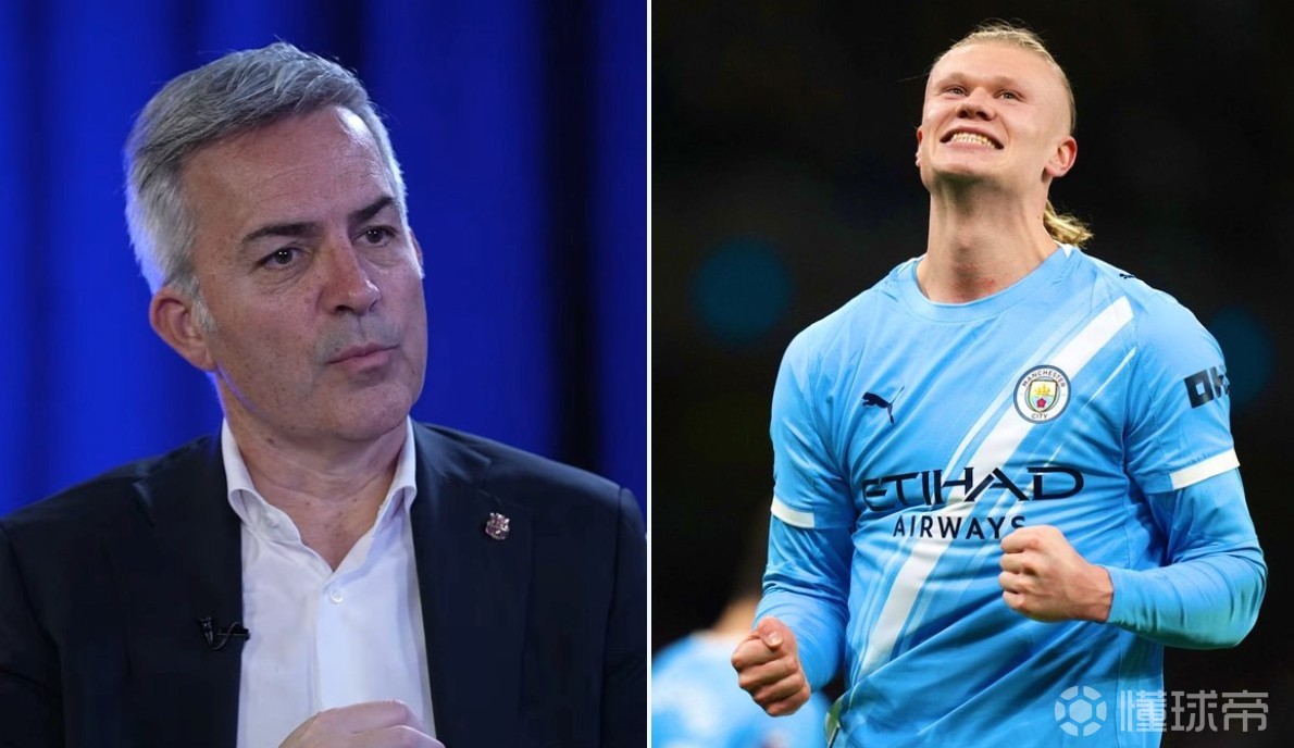 记者：巴萨主席候选人丰特想签哈兰德，已派代表与曼城会面